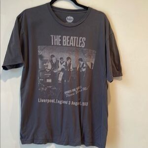 The Beatles Gray Graphic T-Shirt